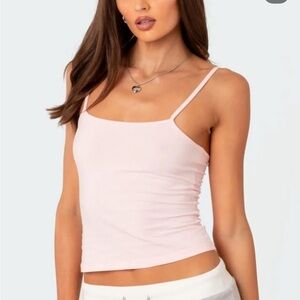 Women's Pink Spaghetti Strap Top